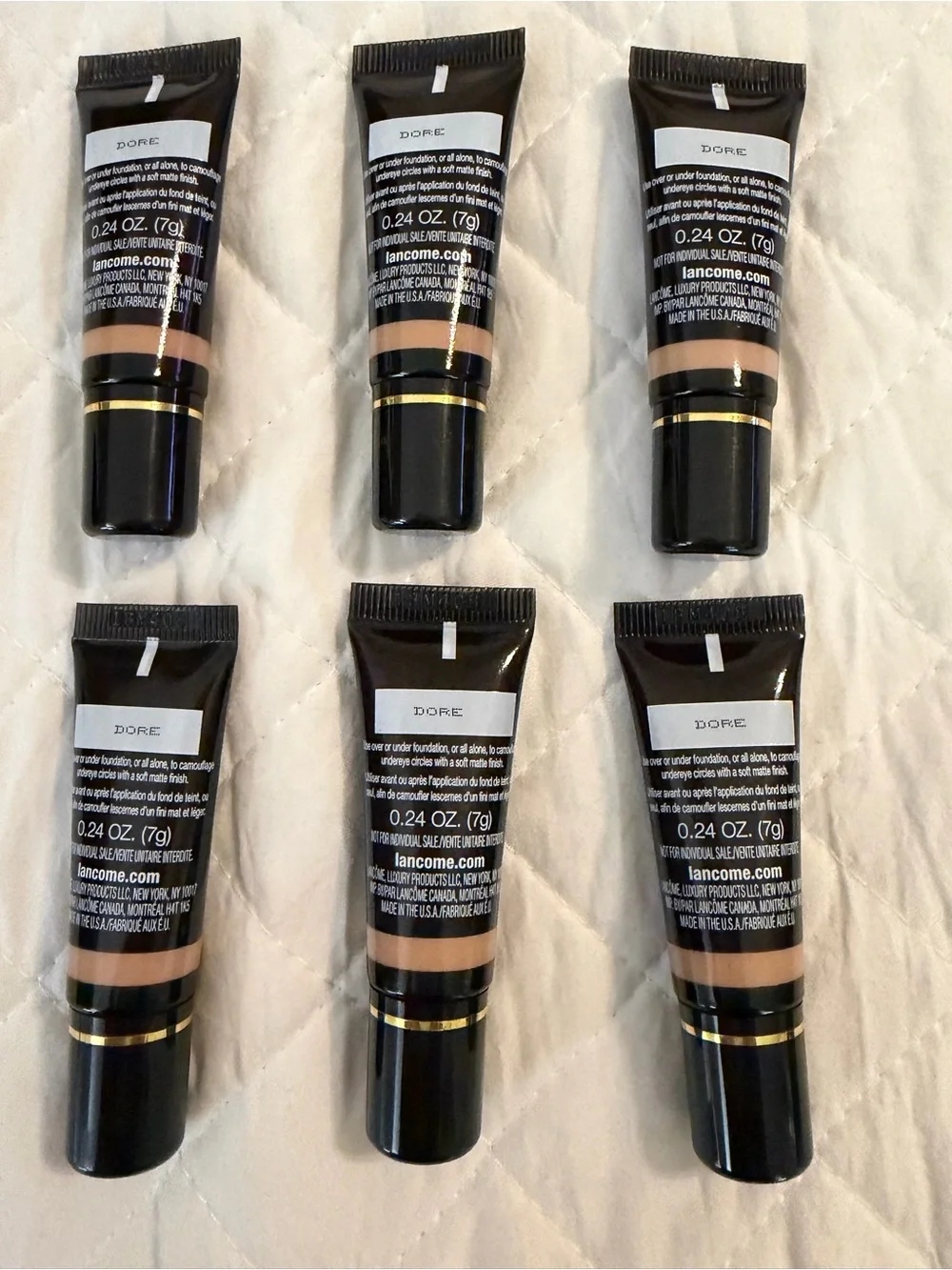 Effacernes Waterproof Undereye Concealer - DORE (Set of 6) NEW Travel Size